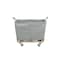 Steele Canvas Basket 6 BU Permanent Truck Blue Vinyl w/Grey Vinyl - 3in Casters 926VBLUVGRYW3 - alternate 5